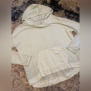 Free People burnout pullover hoodie echo park large